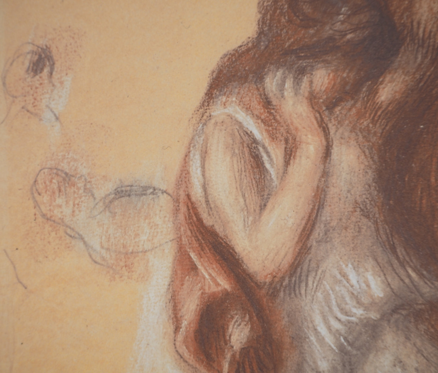 Pierre Auguste RENOIR : Etude pour "œdipe Roi" - Lithographie signée