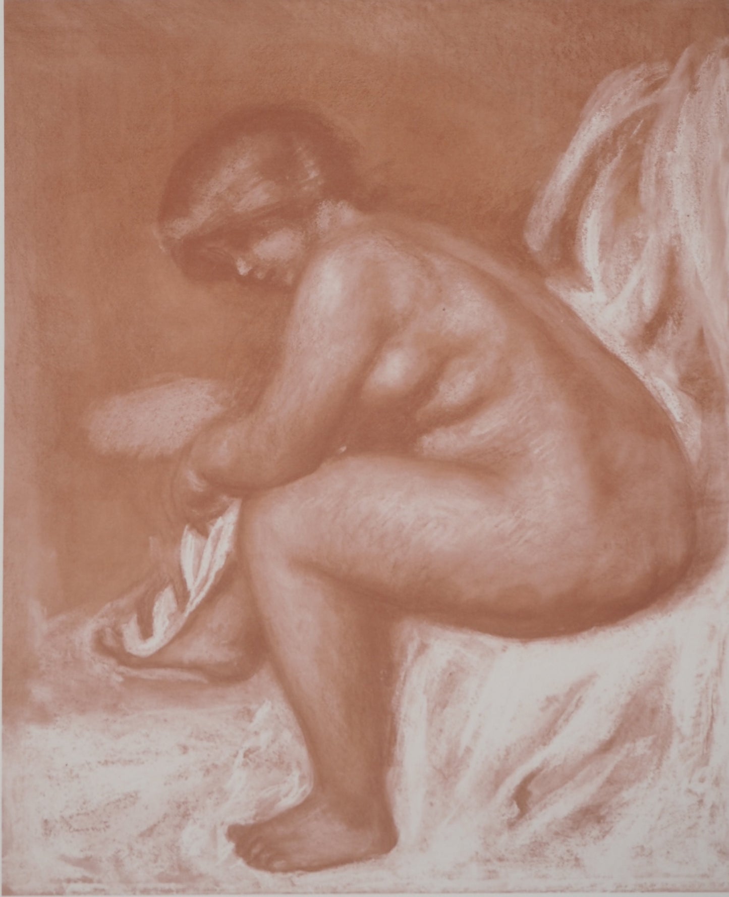 Pierre Auguste RENOIR : Baigneuse - Lithographie