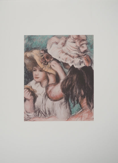 Pierre Auguste RENOIR : Le Chapeau épinglé - Lithographie signée