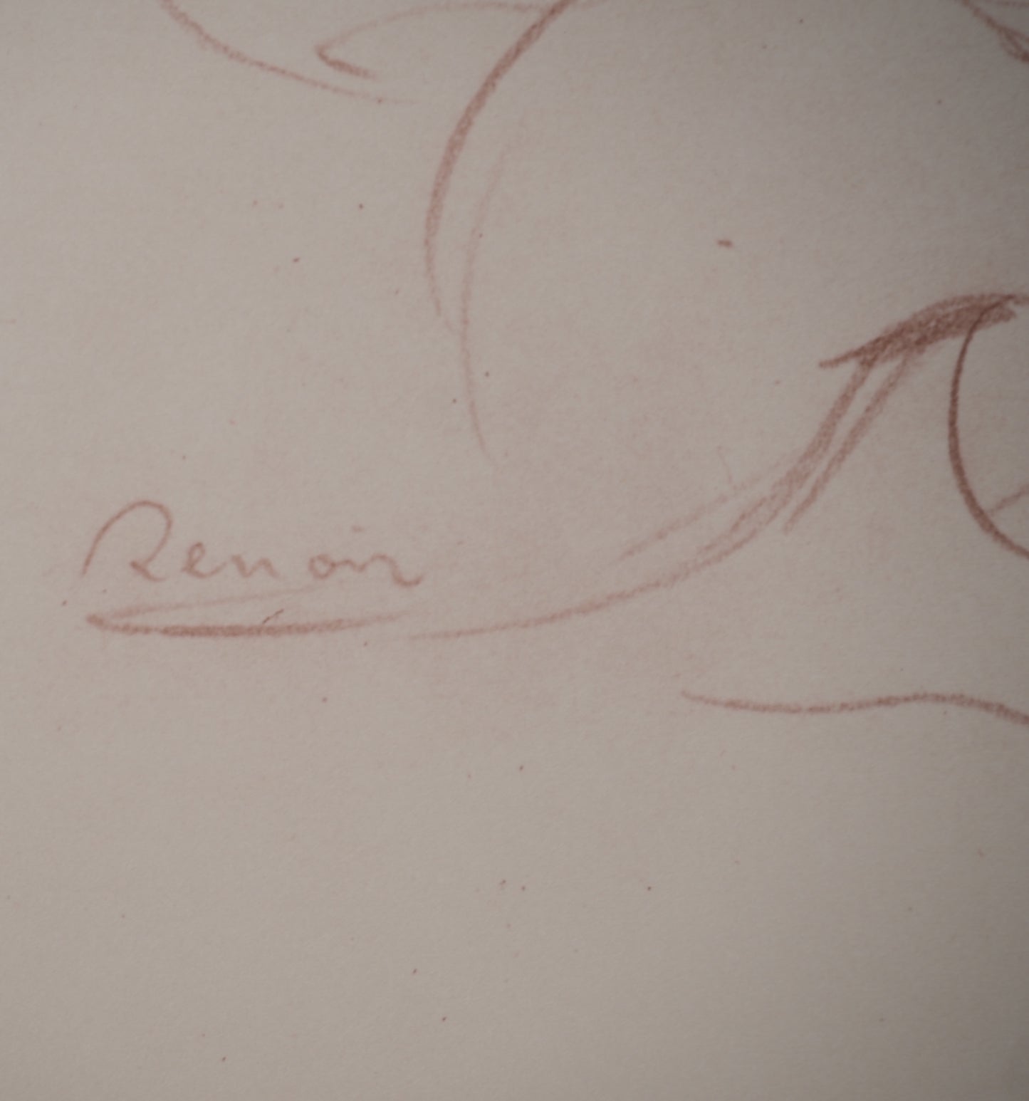 Pierre Auguste RENOIR : Femme à la toilette - Lithographie signée
