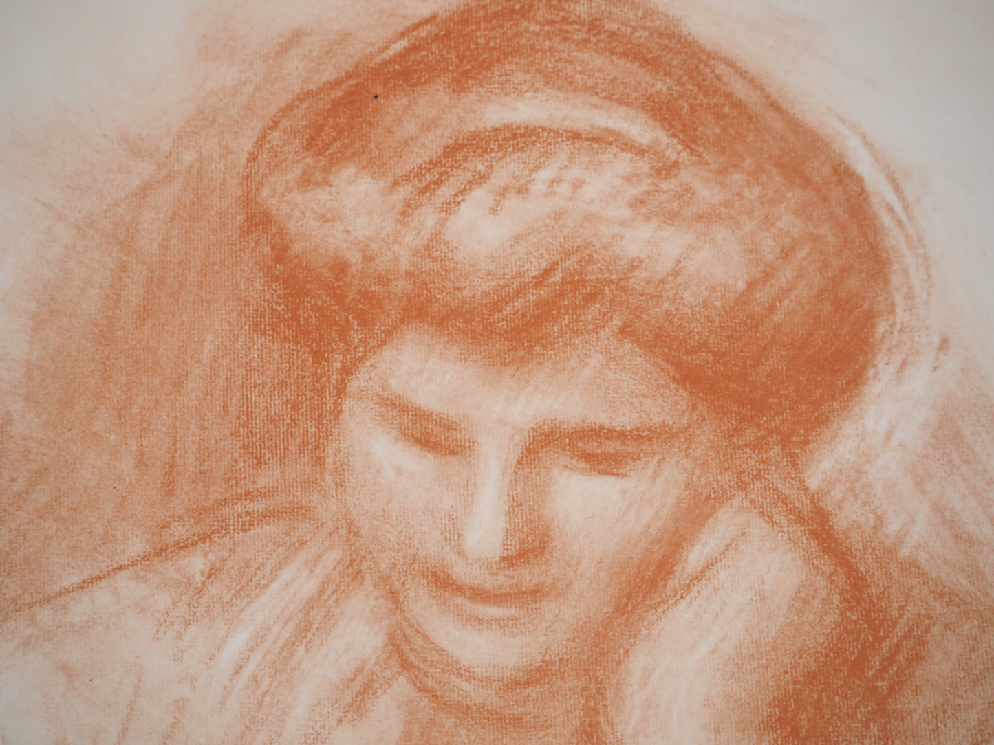 Pierre Auguste RENOIR : Jeune Femme studieuse - Lithographie signée