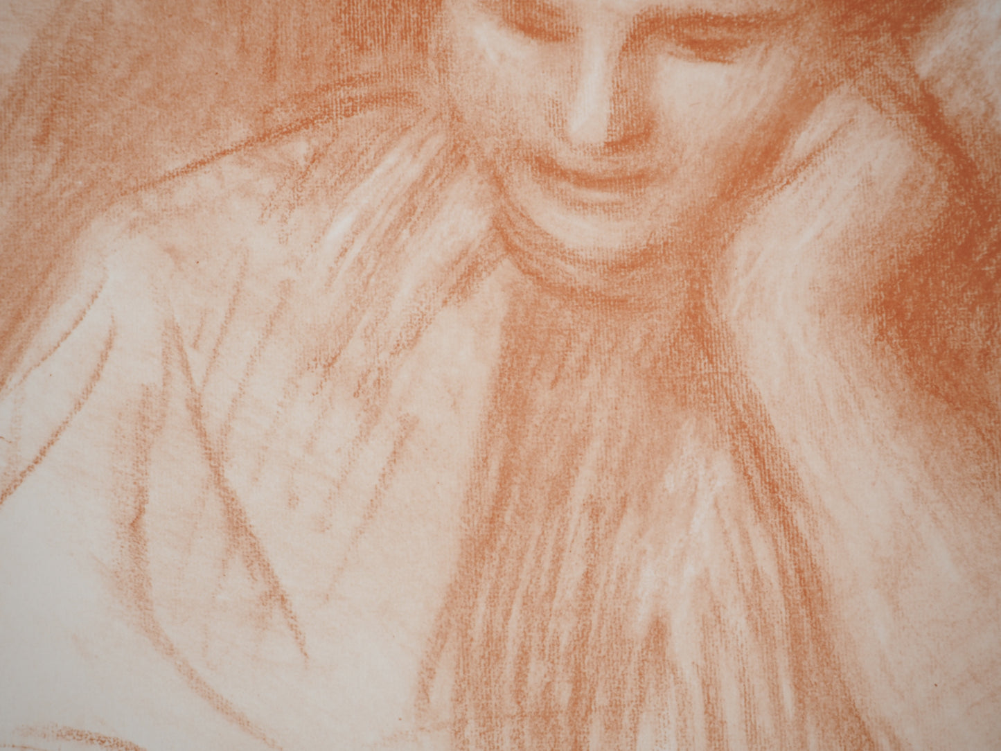 Pierre Auguste RENOIR : Jeune Femme studieuse - Lithographie signée