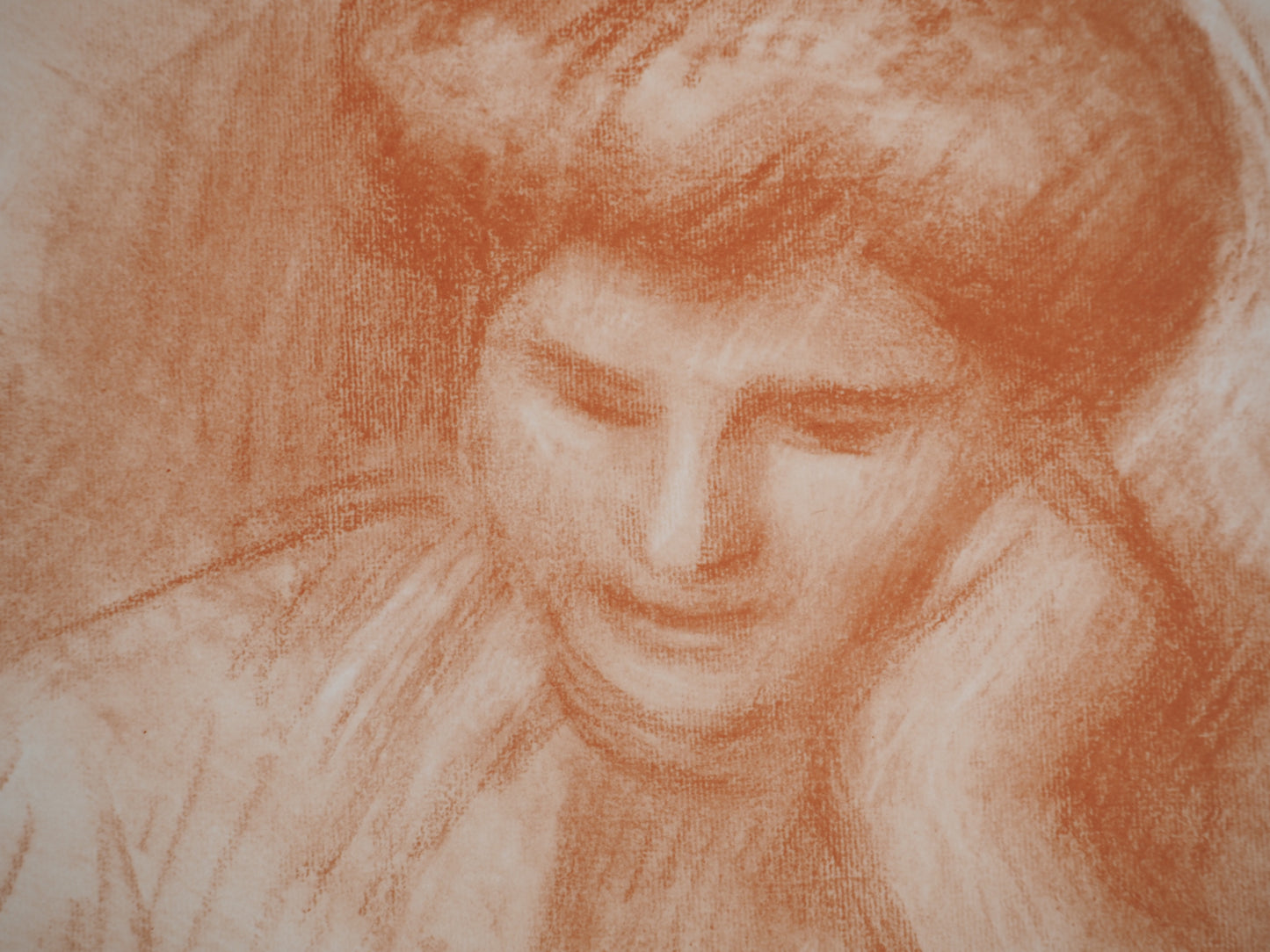 Pierre Auguste RENOIR : Jeune Femme studieuse - Lithographie signée