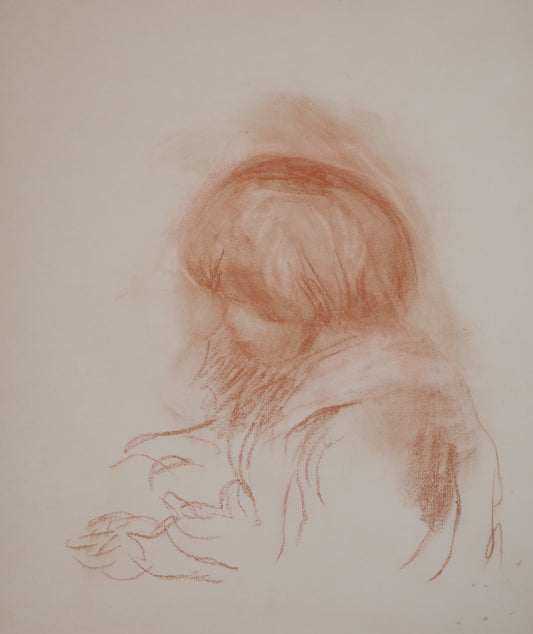 Pierre Auguste RENOIR : Portrait d'Enfant - Lithographie