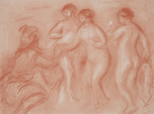Pierre Auguste RENOIR : Le jugement de Paris - Lithographie