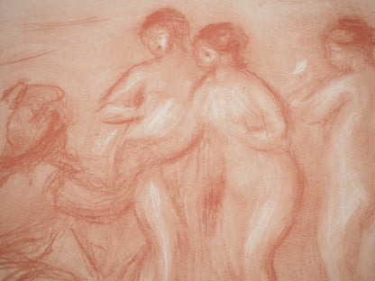 Pierre Auguste RENOIR : Le jugement de Paris - Lithographie