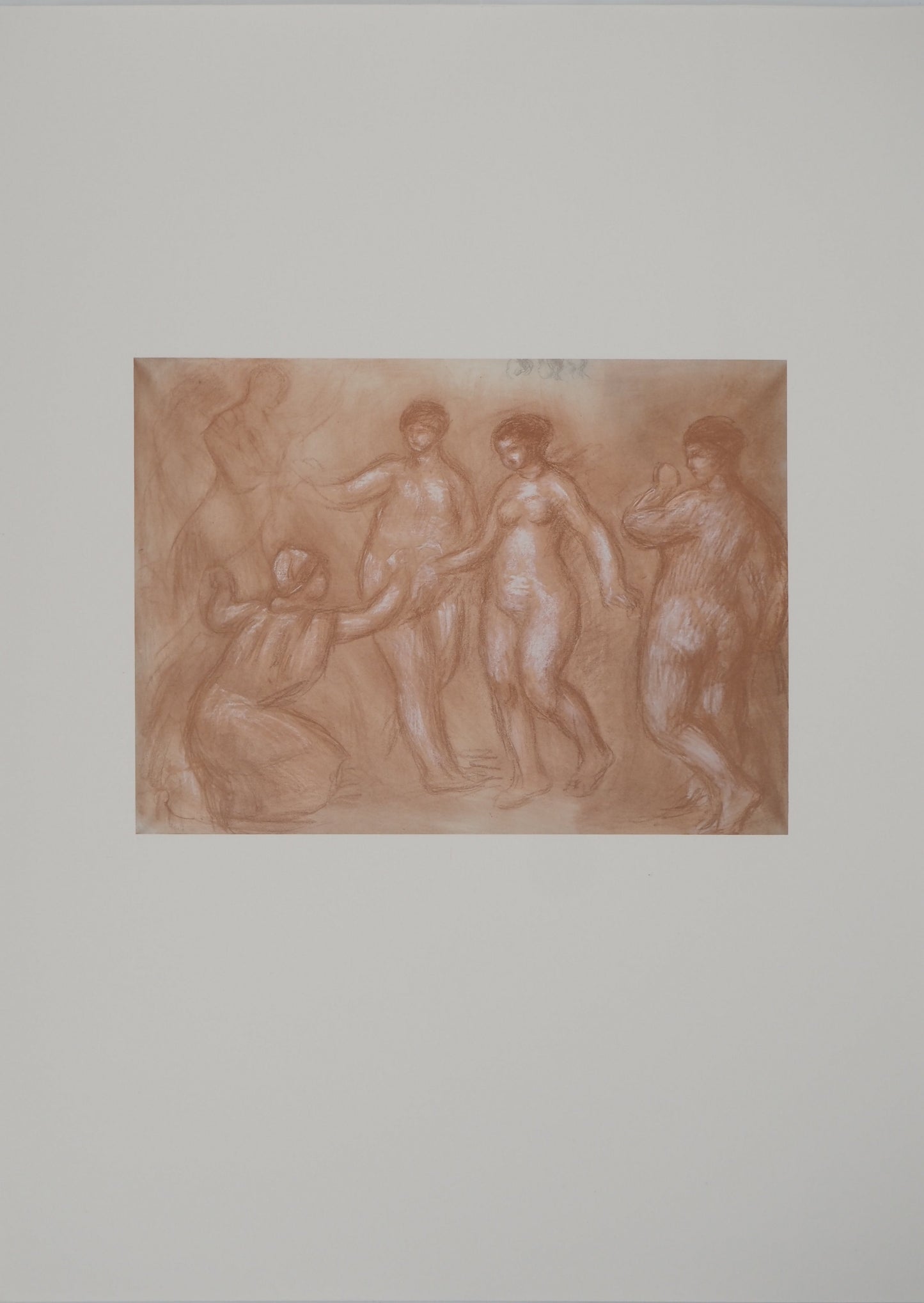 Pierre Auguste RENOIR : Le jugement de Paris - Lithographie