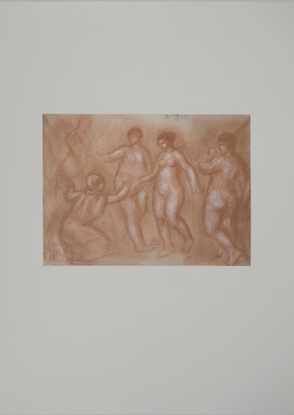 Pierre Auguste RENOIR : Le jugement de Paris - Lithographie