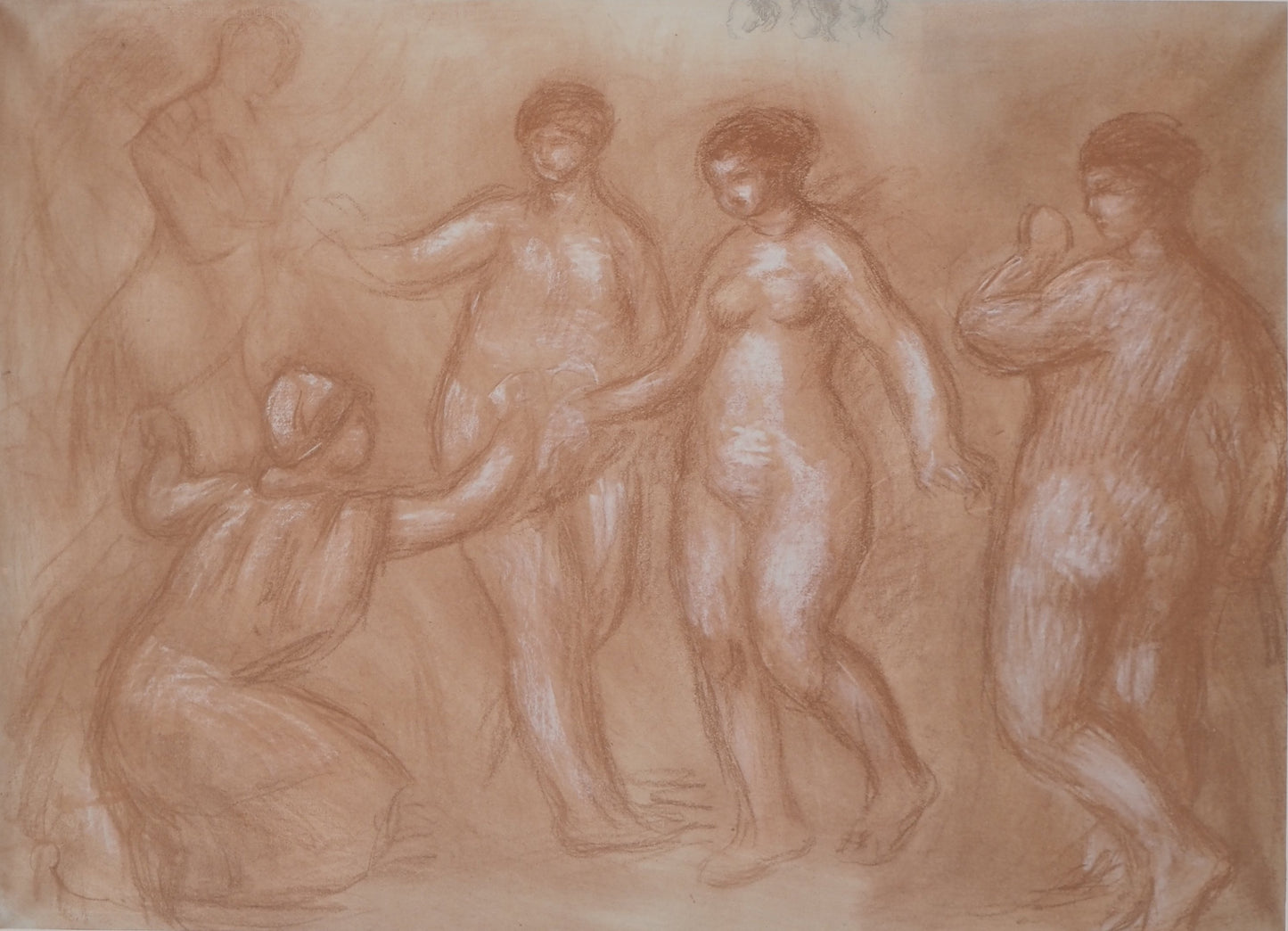 Pierre Auguste RENOIR : Le jugement de Paris - Lithographie