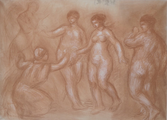Pierre Auguste RENOIR : Le jugement de Paris - Lithographie