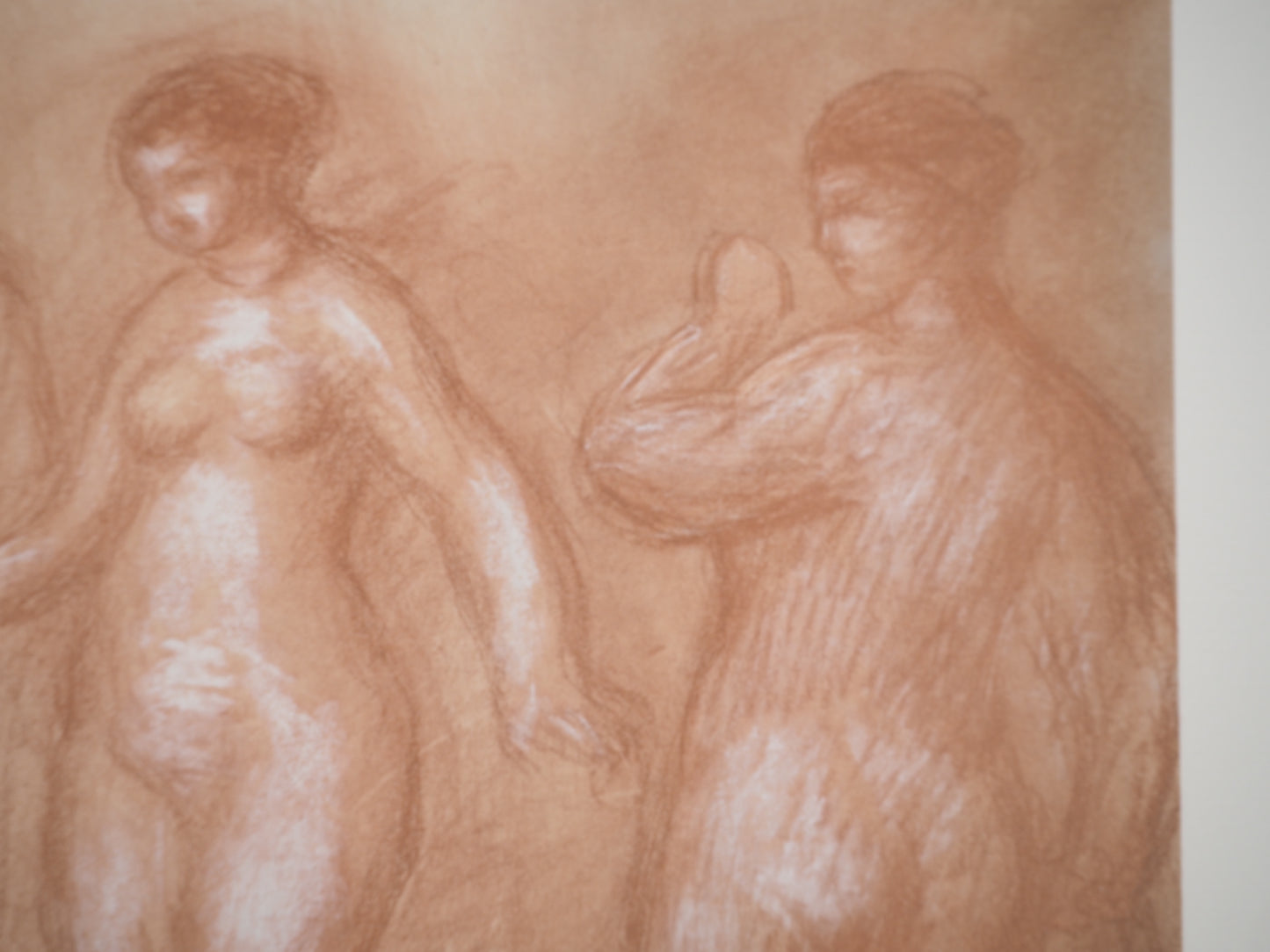 Pierre Auguste RENOIR : Le jugement de Paris - Lithographie