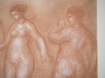 Pierre Auguste RENOIR : Le jugement de Paris - Lithographie