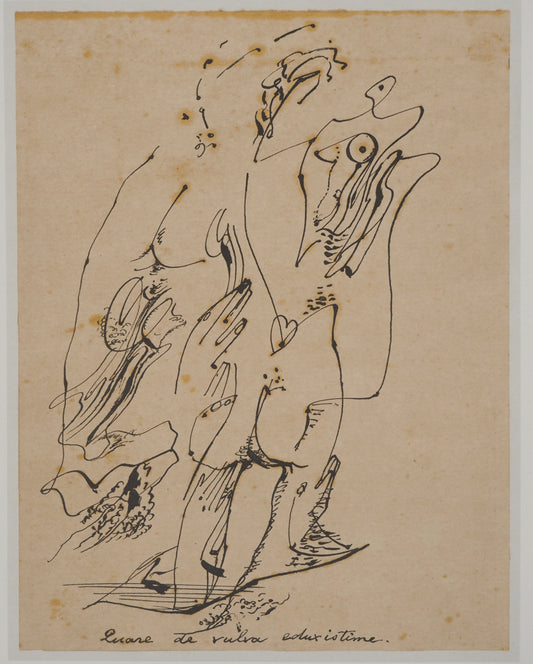 André MASSON : Dessin Abstrait - Lithographie