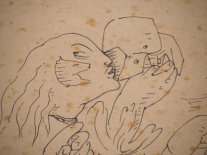 André MASSON : Dessin Automatique - Lithographie signée