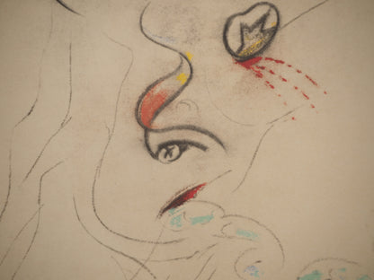 André MASSON : La Honte - Lithographie signée