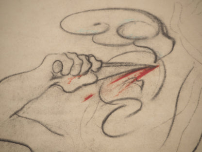 André MASSON : La Honte - Lithographie signée