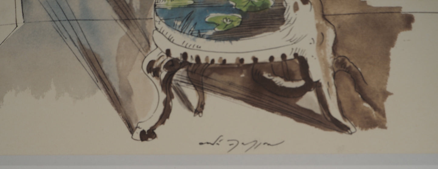 André MASSON : La chambre d'amour - Lithographie signée