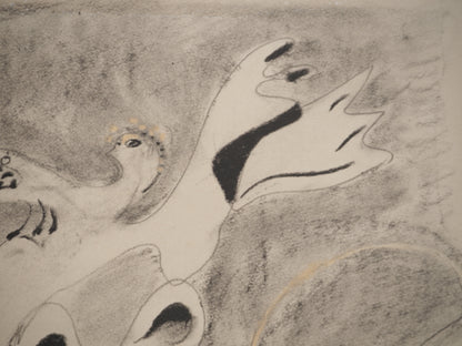 André MASSON : Monument pour un désert - Lithographie signée