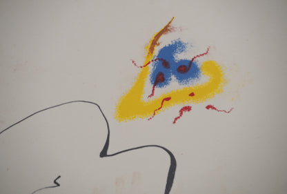 André MASSON : Couple amoureux - Lithographie signée