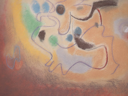 André MASSON : Combat légendaire - Lithographie