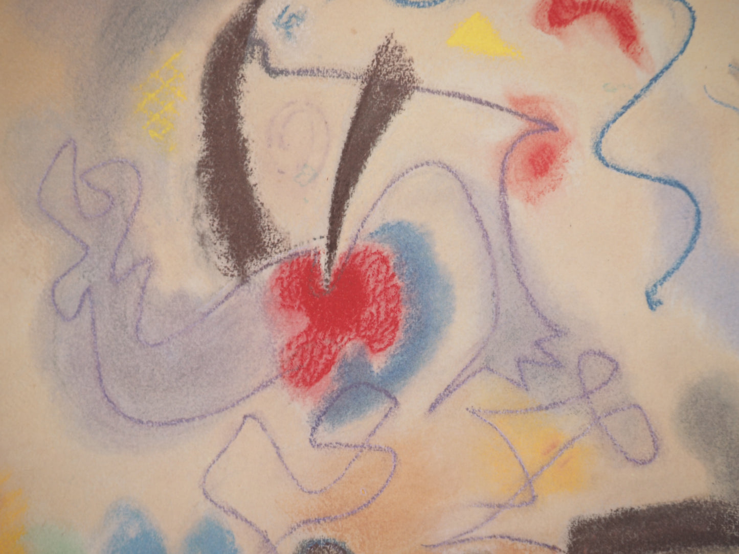 André MASSON : Combat légendaire - Lithographie