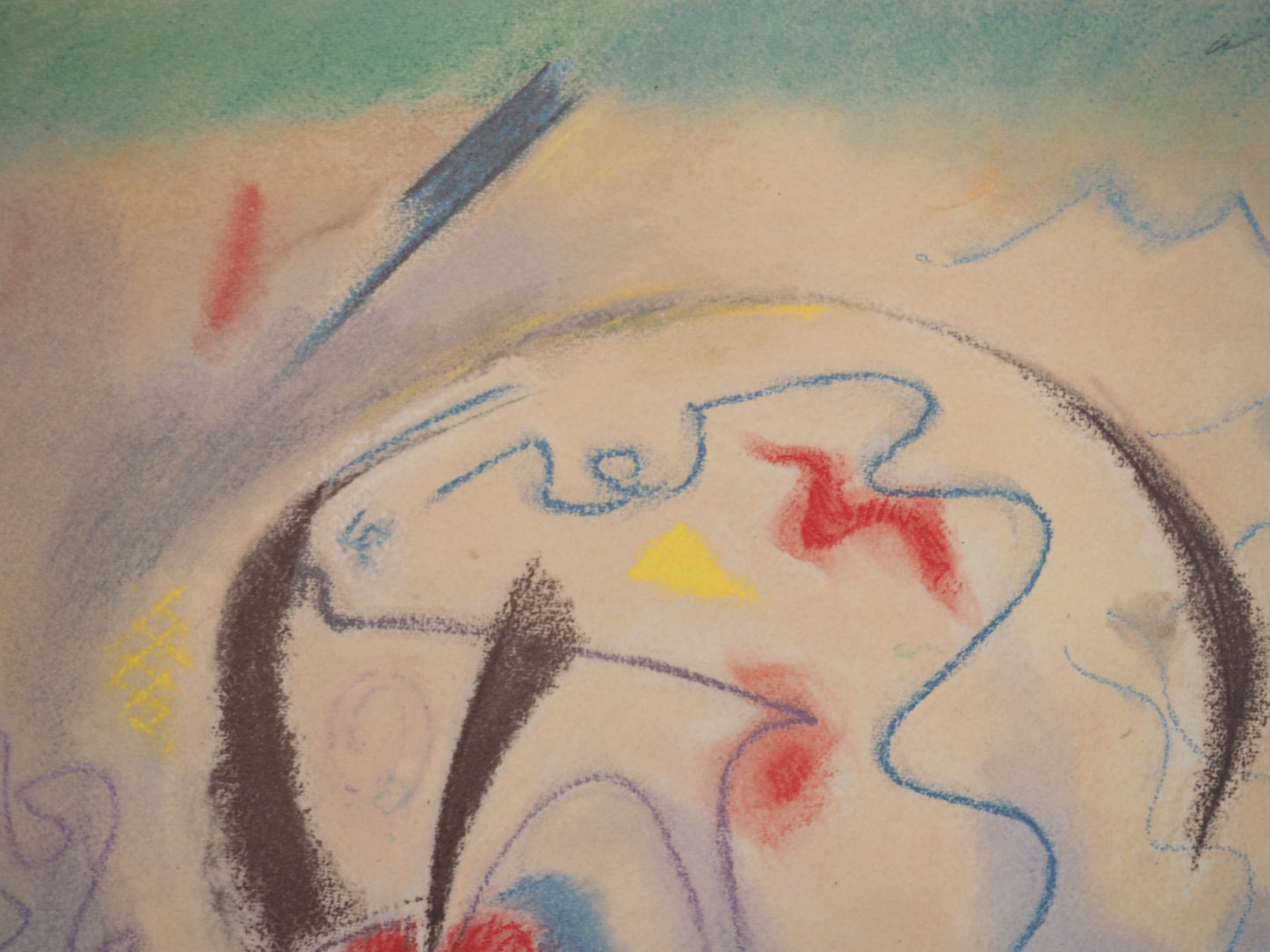 André MASSON : Combat légendaire - Lithographie