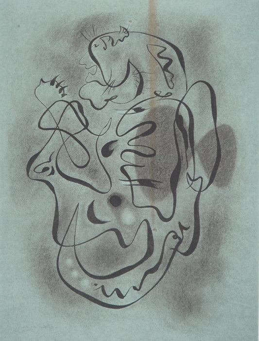 André MASSON : Fauve - Lithographie signée