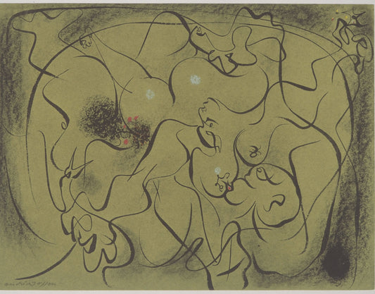 André MASSON : Sexus - Lithographie signée