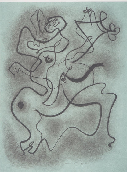 André MASSON : Centaure - Lithographie signée