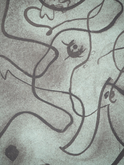 André MASSON : Centaure - Lithographie signée