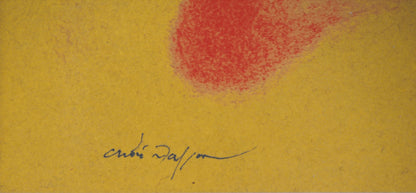 André MASSON : Nu au soleil noir - Lithographie signée