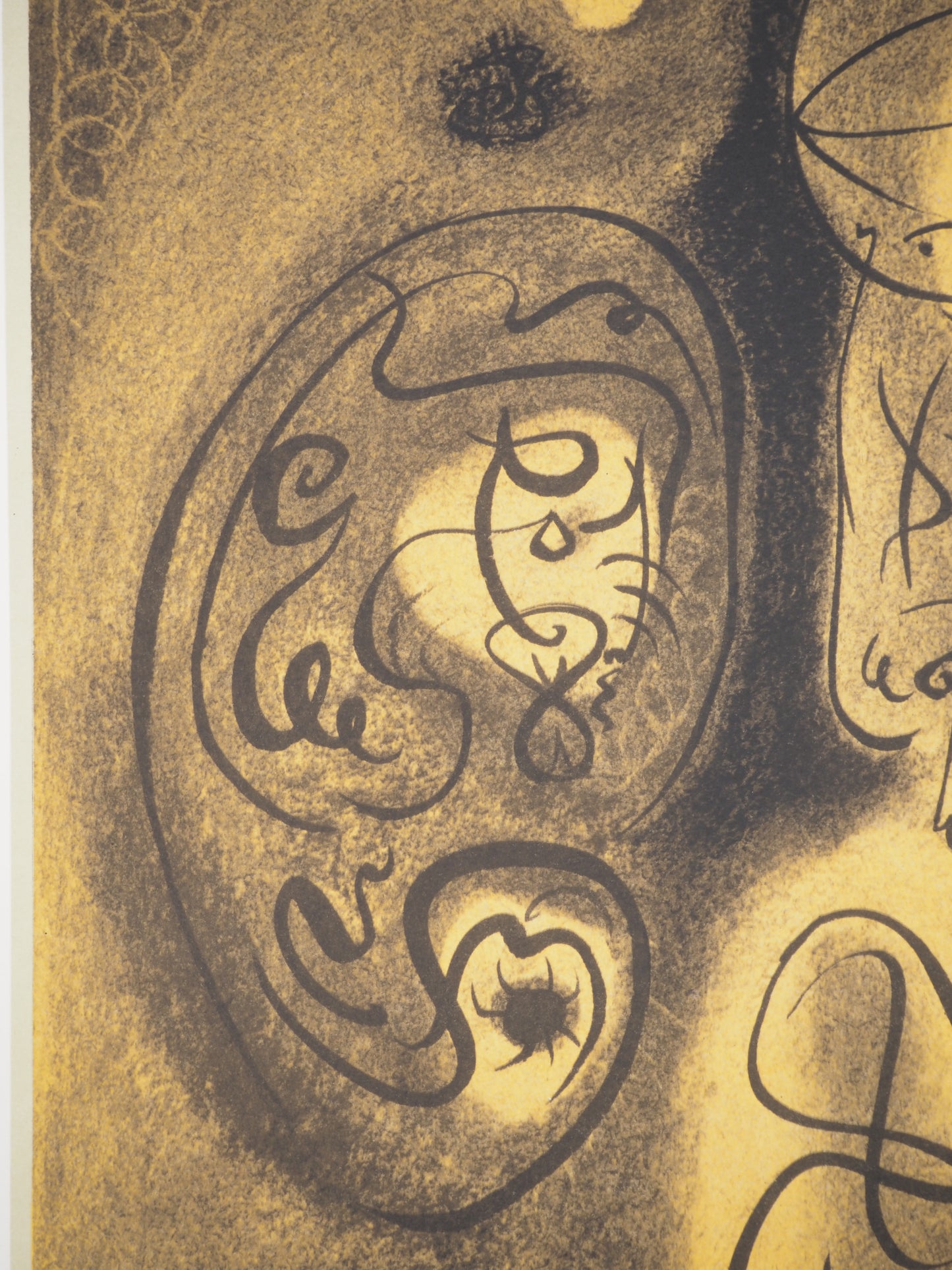 André MASSON : Contemplation de l'abîme - Lithographie signée