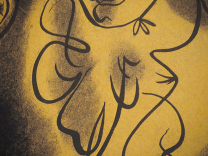 André MASSON : Contemplation de l'abîme - Lithographie signée