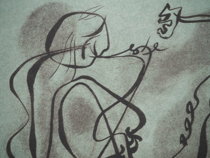 André MASSON : Lunatique - Lithographie signée