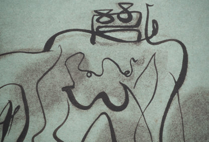 André MASSON : Lunatique - Lithographie signée