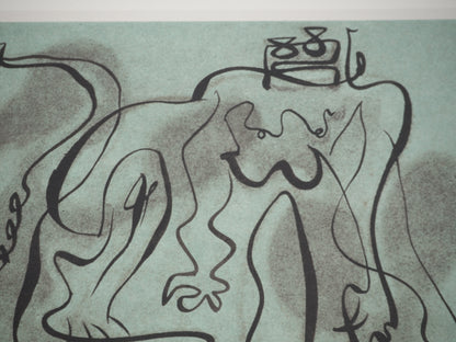 André MASSON : Lunatique - Lithographie signée