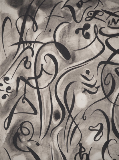 André MASSON : Le loup garou - Lithographie signée