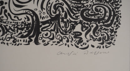 André MASSON : Le grain de mil - Lithographie signée