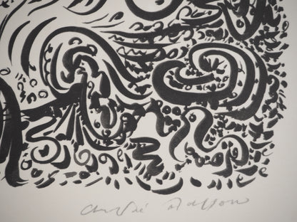 André MASSON : Le grain de mil - Lithographie signée