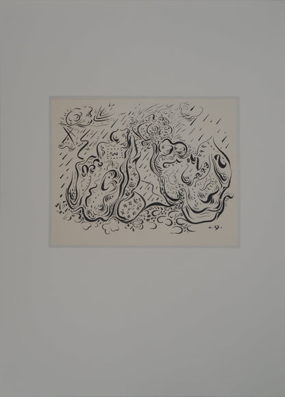 André MASSON : Les vieux souliers - Lithographie signée