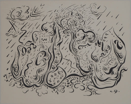 André MASSON : Les vieux souliers - Lithographie signée