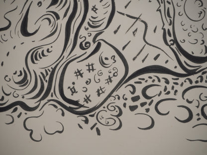 André MASSON : Les vieux souliers - Lithographie signée