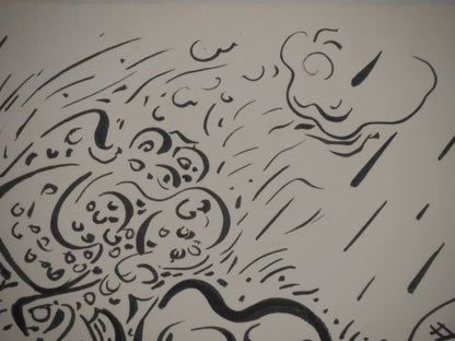 André MASSON : Les vieux souliers - Lithographie signée