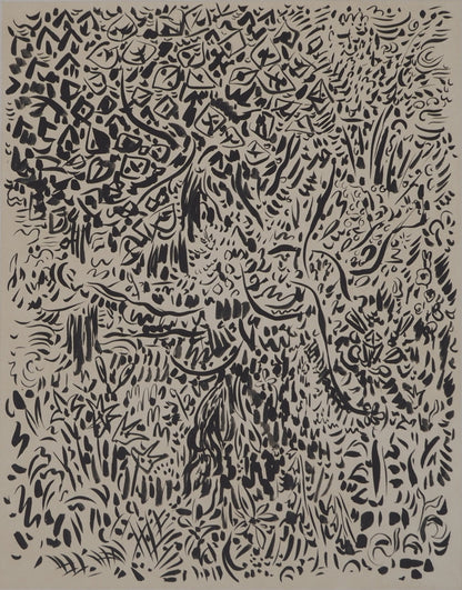 André MASSON : Arbres dans la forêt - Lithographie