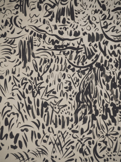 André MASSON : Arbres dans la forêt - Lithographie