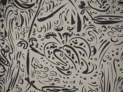 André MASSON : Fleurs et torrent - Lithographie