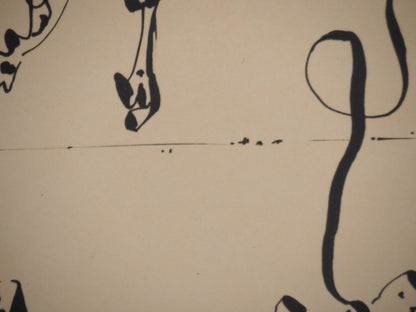 André MASSON : La chimère au serpent - Lithographie signée