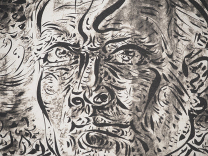 André MASSON : Autoportrait - Lithographie signée