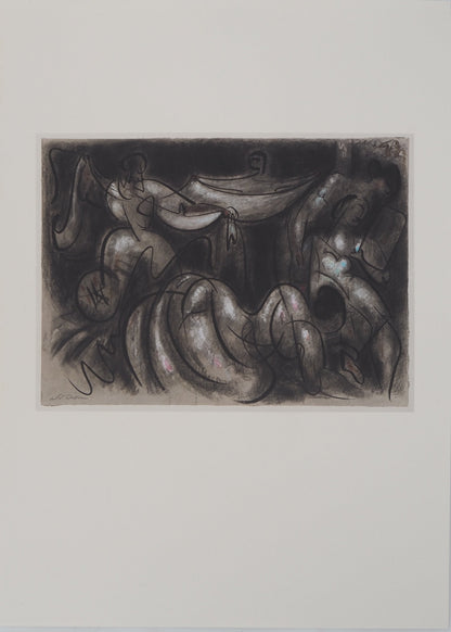 André MASSON : La toilette de la mariée - Lithographie signée