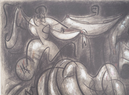André MASSON : La toilette de la mariée - Lithographie signée